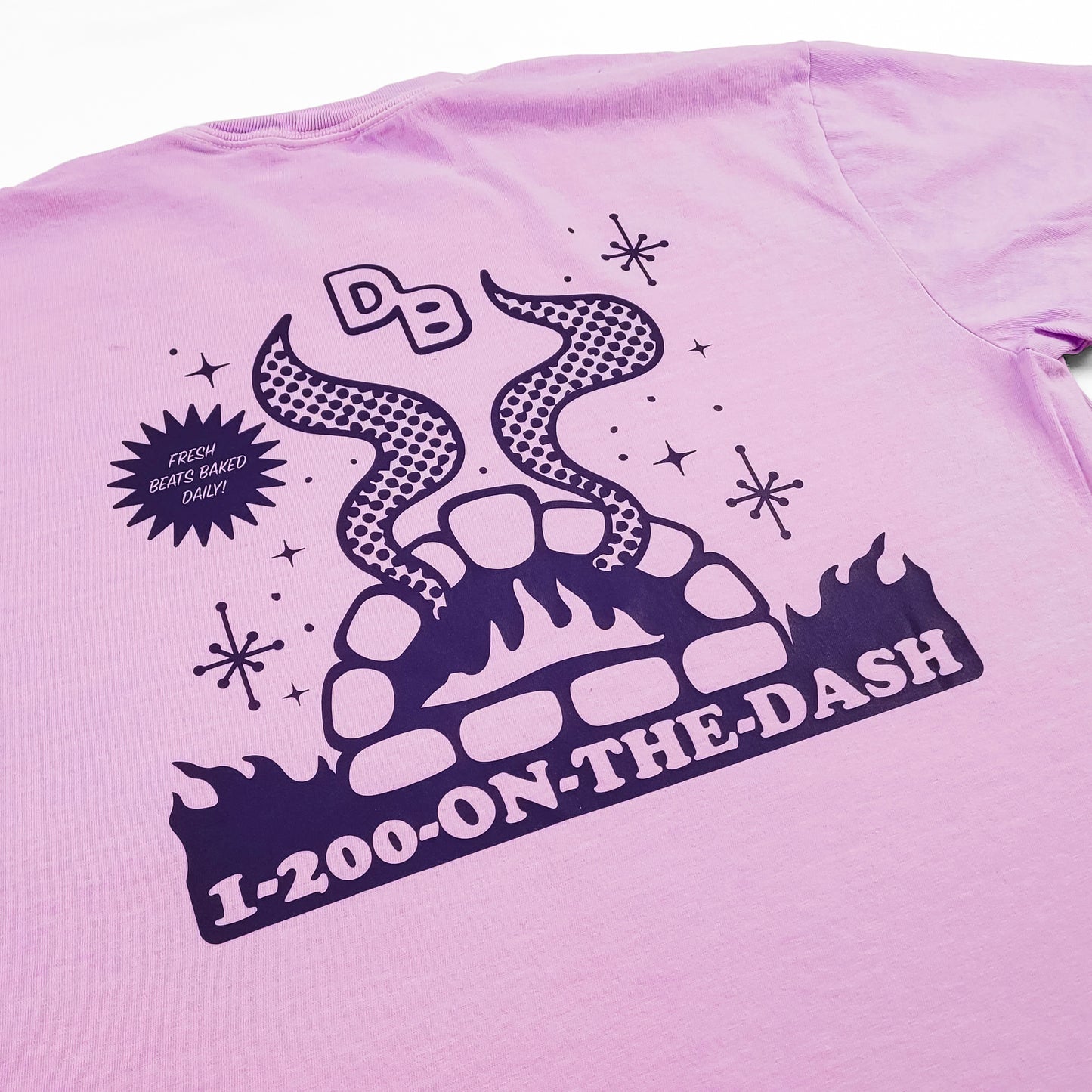 Hotline Tee - Soft Purple