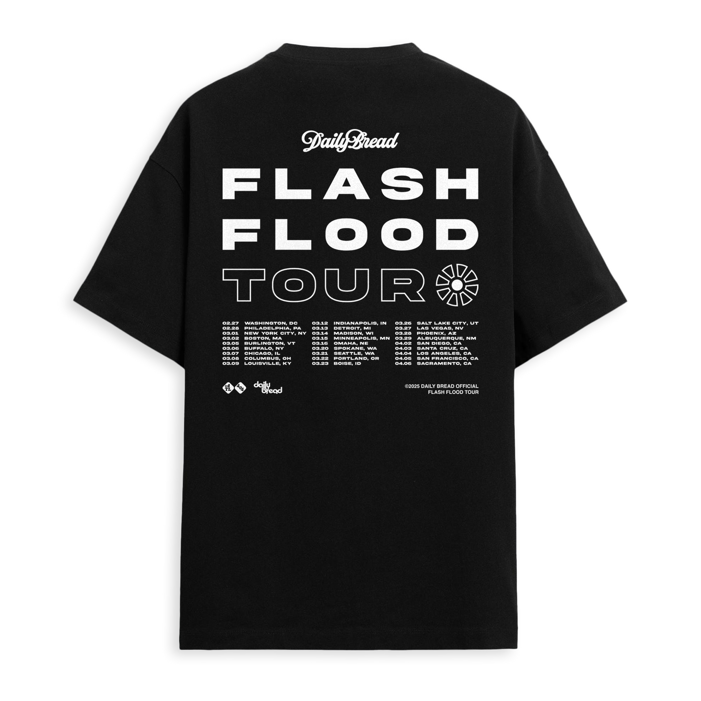 Flash Flood Official Commemorative Tee Black (pre sale)