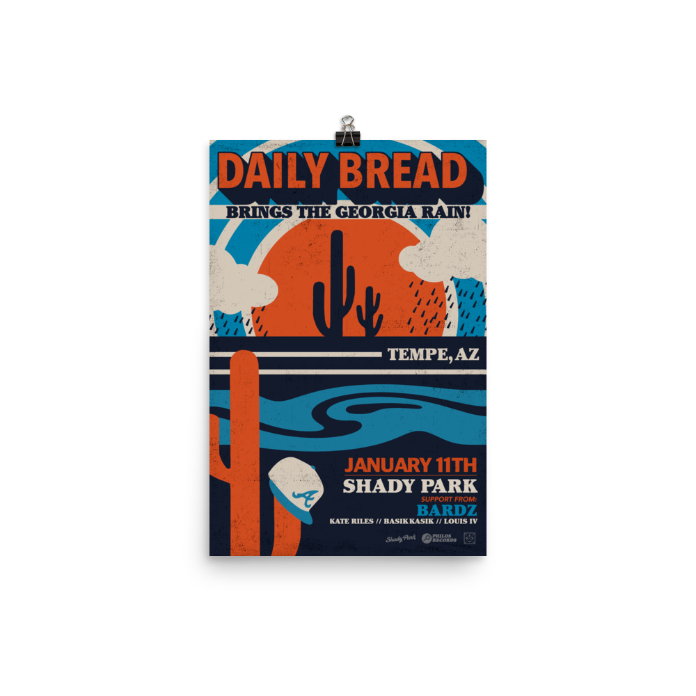Daily Bread "Live in Tempe" Concert Poster