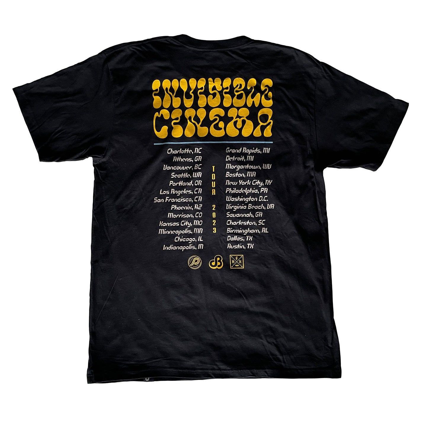 Invisible Cinema Tour Tee (Black) [72 hour preorder]