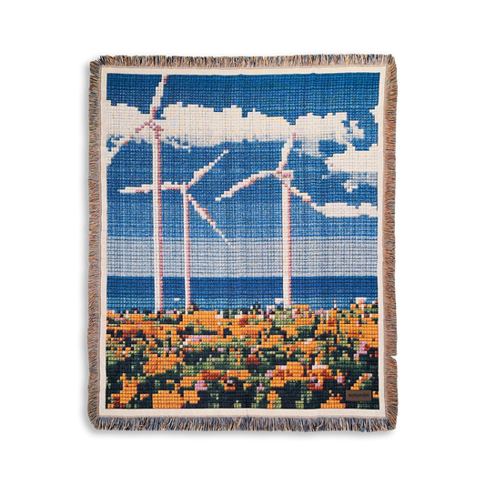 Look Up In The Sky - Woven Blanket