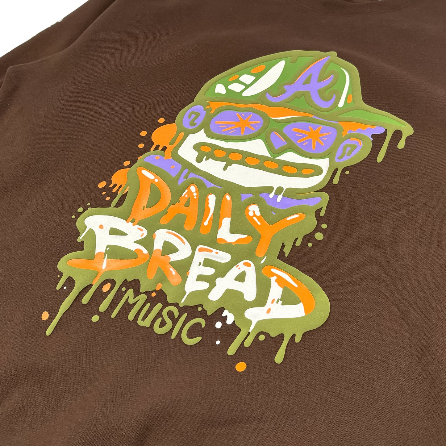 Bread Head Puff LS Crew - Deep Brown