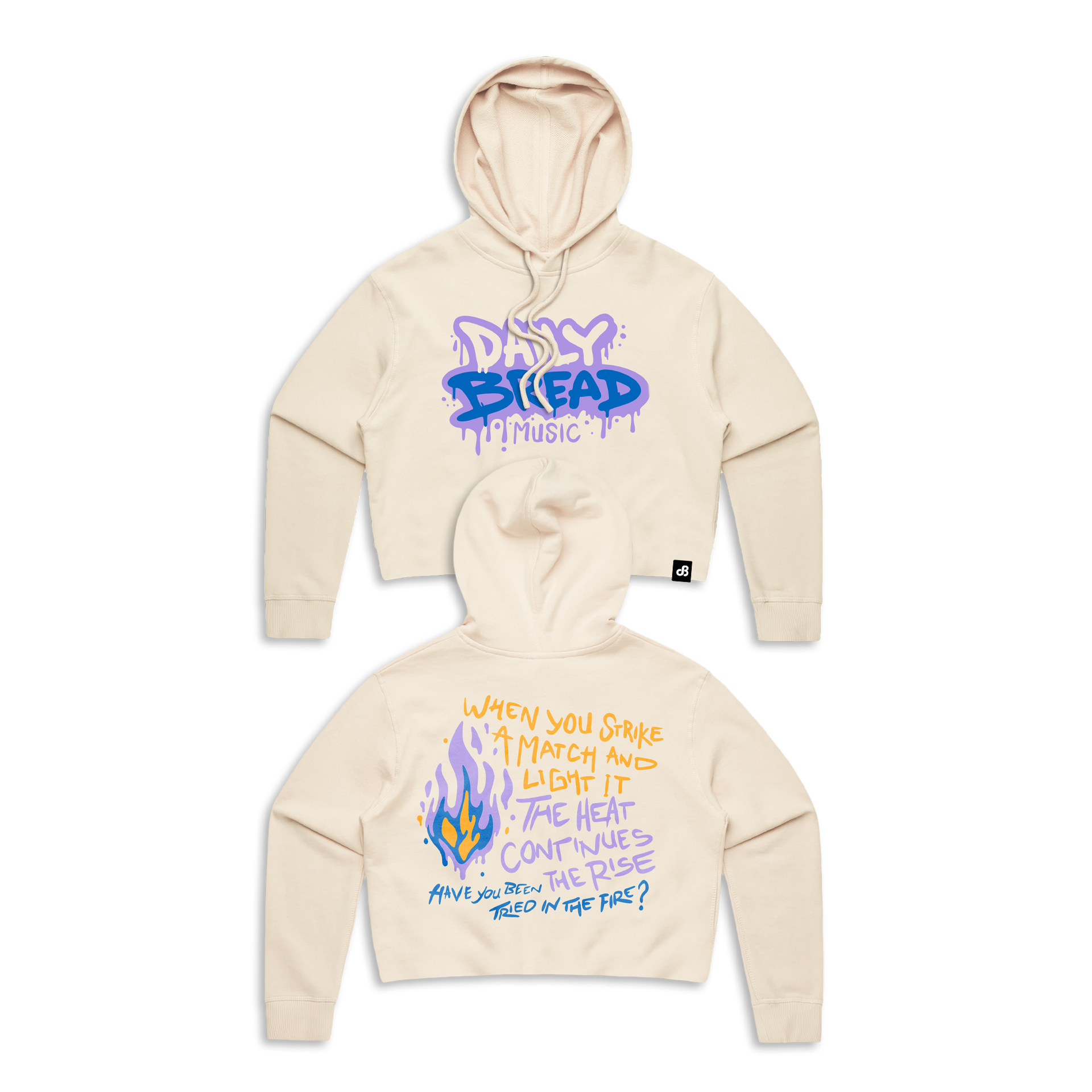 Krog Street Cropped Hoodie - Bone – Daily Bread Official Store
