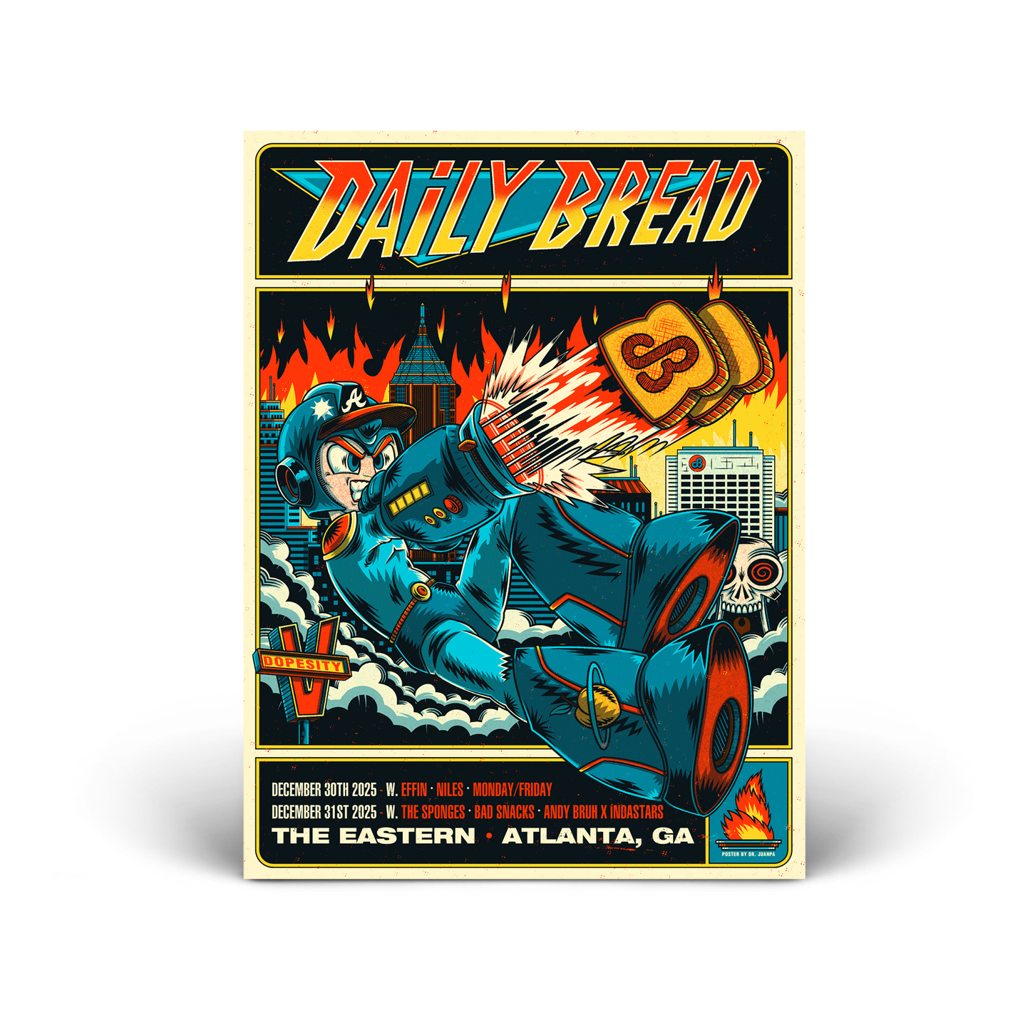 Daily Bread NYE 2025 Poster (pre order) (SOLD OUT)