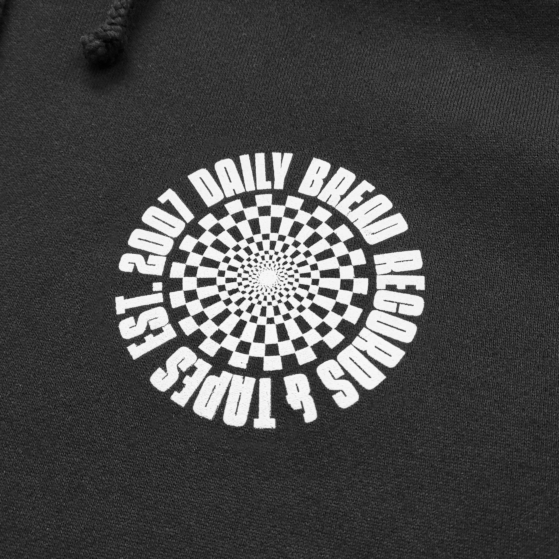 Checkered R&T Hoodie Black