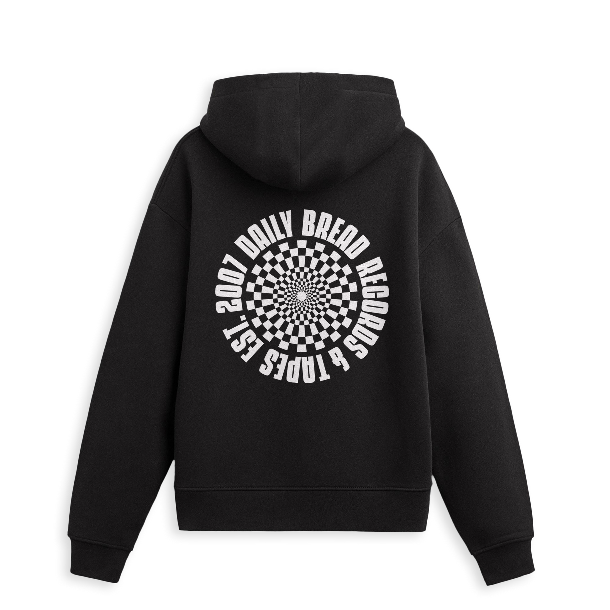 Checkered R&T Hoodie Black