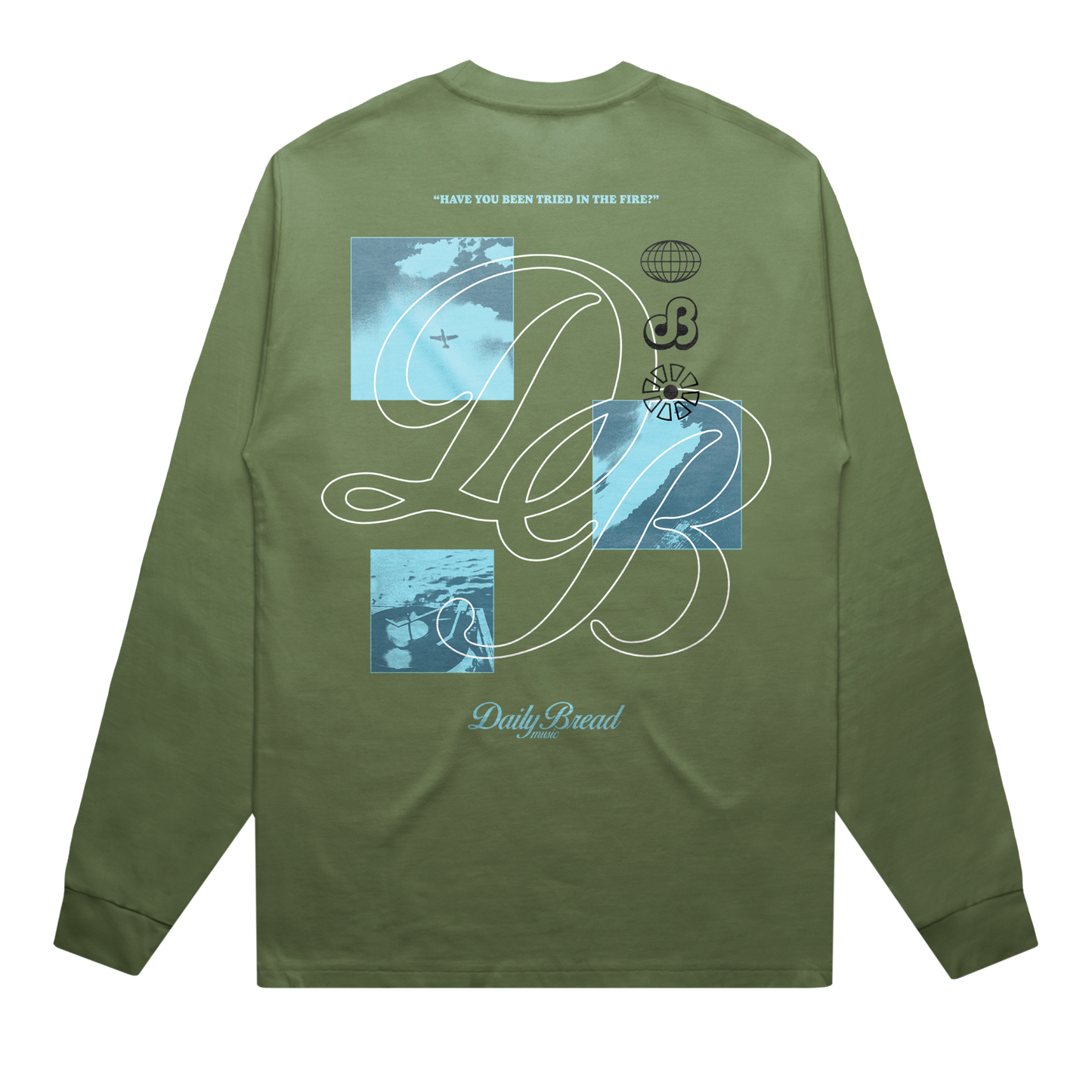 Trinity Polaroid LS Tee - Forest