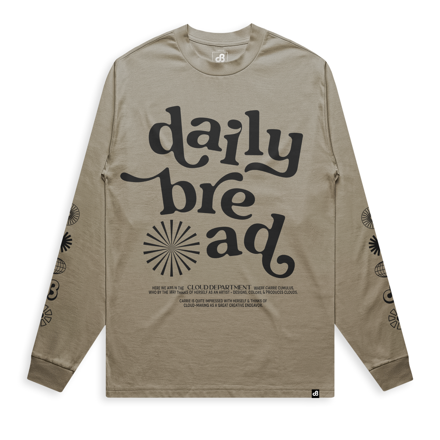 Cloud Dept. LS Tee (Sandstone)