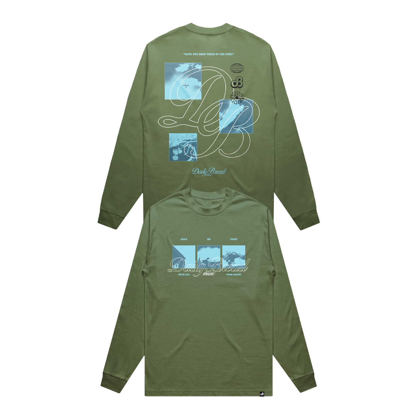 Trinity Polaroid LS Tee - Forest