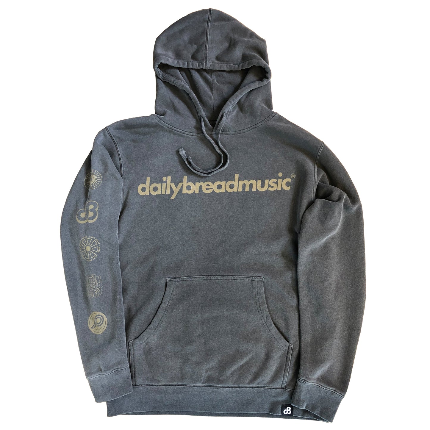 Daily Bread Team Hoodie Premium Black Fade