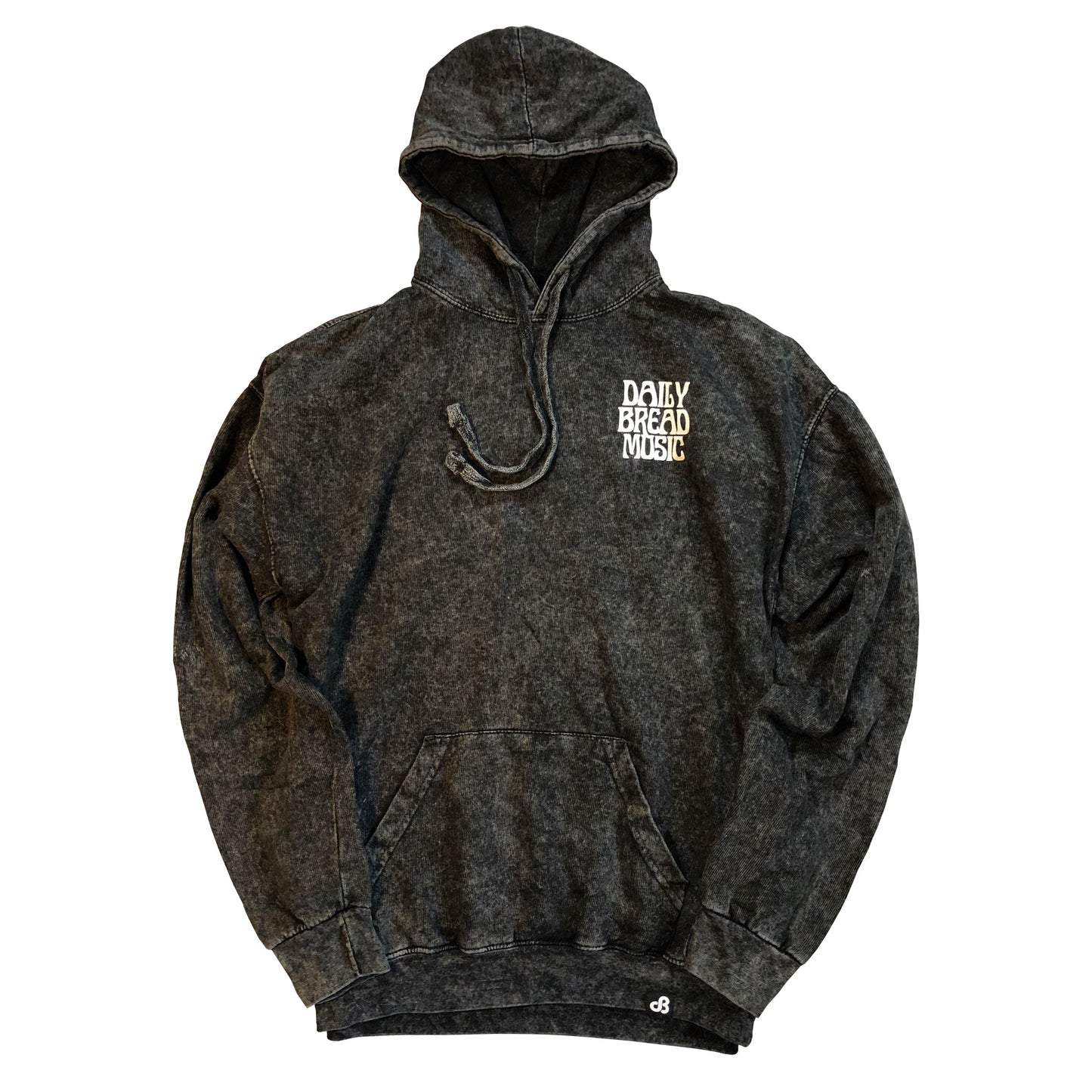 Psych Wheel Mineral Wash Hoodie (Storm)