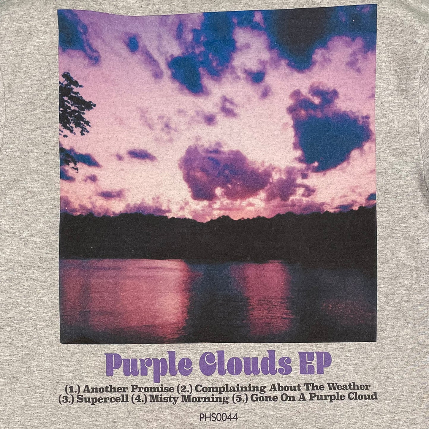 Purple Clouds LS Tee (Gray) [Limited Edition]