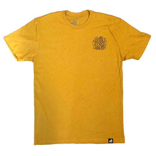 Premium Varsity Gold Spaghetti Logo Tee