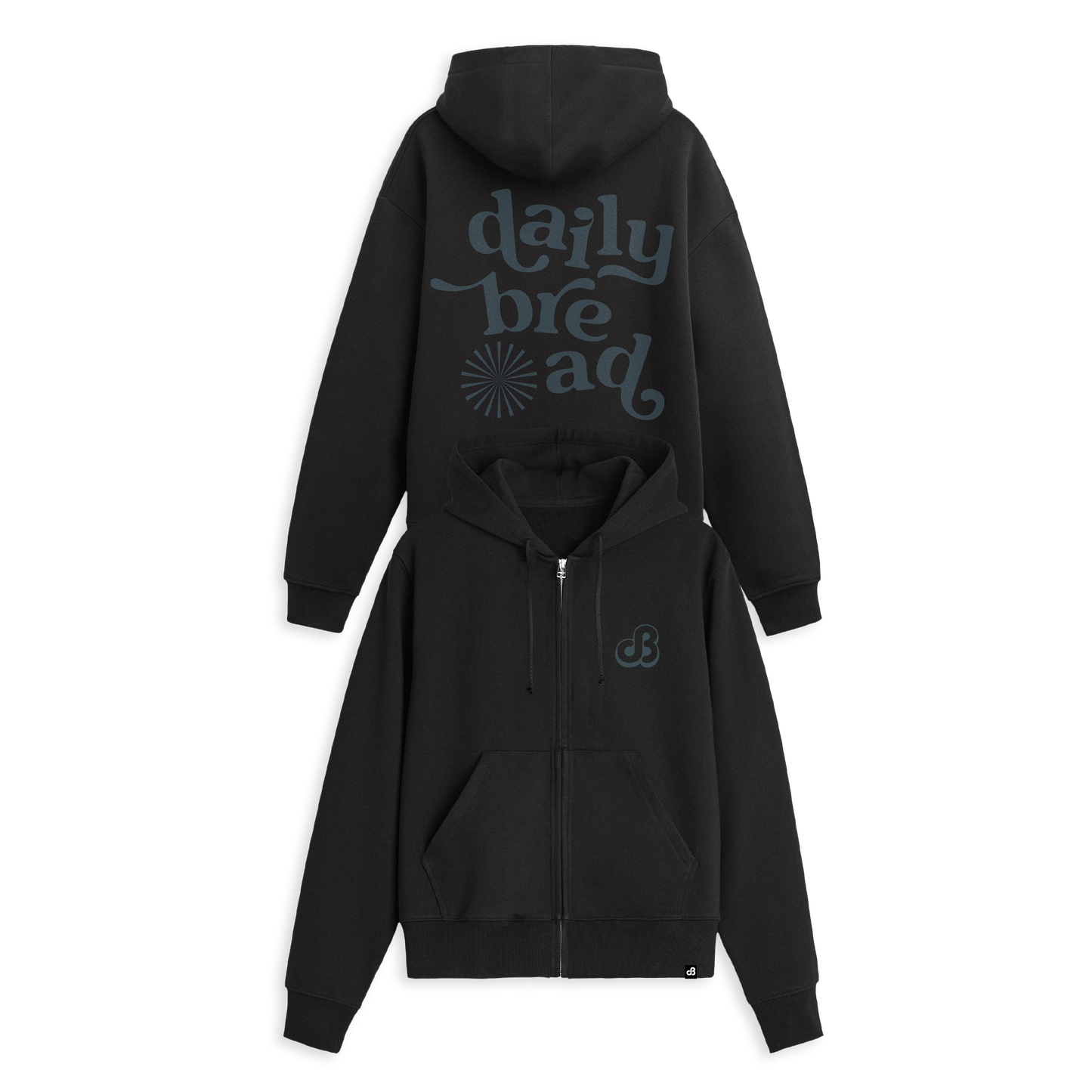 Cloud Dept. Zip Up Hoodie (Black)