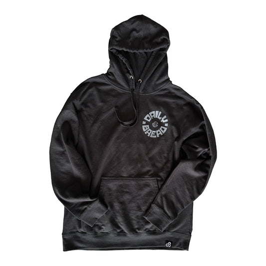 Letterhead Puff Print Hoodie (Carbon Black) [72-Hour Preorder]