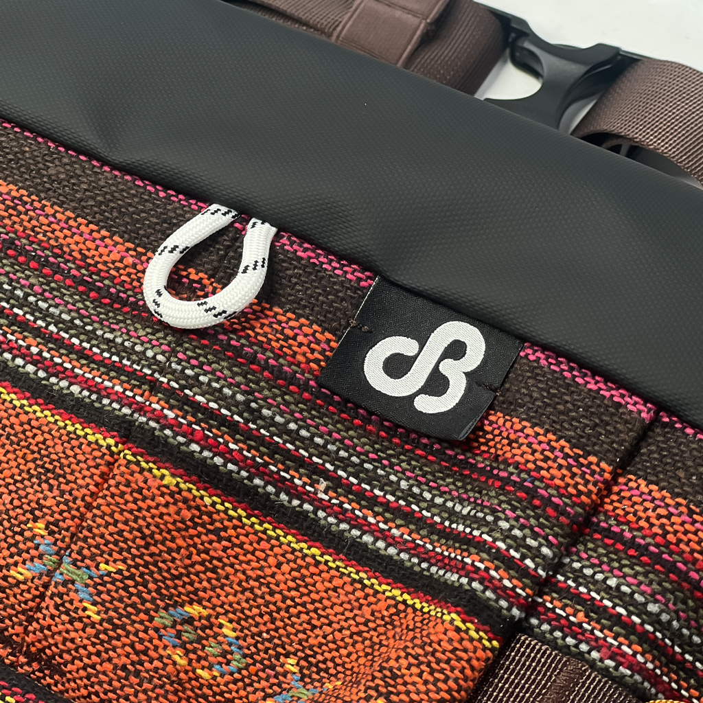 Sedimentary Crossbody Bag (Rust/Brown)